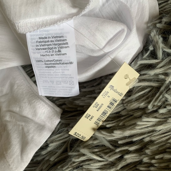 MADEWELL cherry embroidered whisper cotton tank - Picture 7 of 8